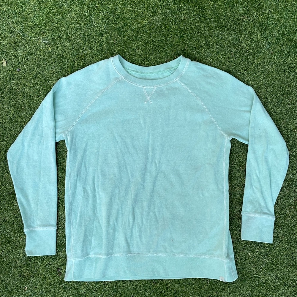 Eddie Bauer Mint Green Sweatshirt size M vintage style